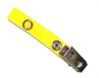 Vinyl with Metal Bulldog Clip - Yellow