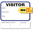 Sign-Out 1-Day Time Expiring Voiding Visitor Pass