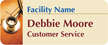 Custom Add Own Text Name Badge