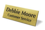 Brass and Aluminum Name Tags